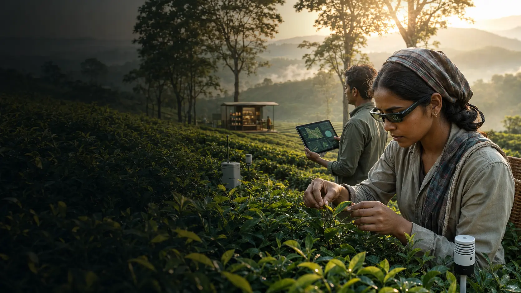 HeritageLeaf experience: The tea garden learns to speak.